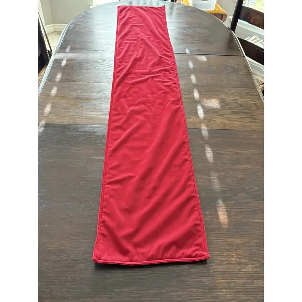 Red Velvet Table Runner 71”x13” Double sided